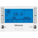 BTICINO - HD4451 Flush mounted daily/weekly timer thermostat for heating and cooling systems