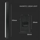 V-TAC - 30W Магнитен Линеен Осветител 4000K Черен 24V SKU: 7957 VT-4131 (3)