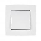 ELMARK - 190011 - ONE BUTTON ONE WAY SWITCH, WHITE METALLIC CITY 