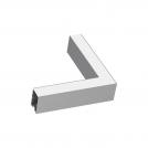 IDEAL LUX - LED luminaire FLUO CORNER   191980 ALUMINUM 4000К