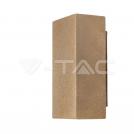 V-TAC - 2 x G9 LED Concrete Wall Lamp Light Grey SKU: 8695 VT-893