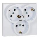 ATRA - Contact triple Classic 7 white 5307 16A 250V