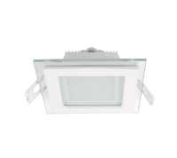 ELMARK - LED ПАНЕЛ КВАДРАТ СЪС СТЪКЛО 6W 2700K - 99LED643
