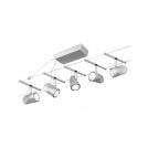 PAULMANN - 94465  CorDuo cable system Cup basic set✴GU5.3 max. 5x10W ~230/12V✴matt chrome/chrome (5)