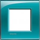 BTICINO - LNA4802VD Square cover plate 2 modules - green deep 