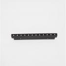 NOVA LUCE - Линейно осветително тяло за магнитна шина  9010112  ULTRA SLIM MAGNETIC ⚡ LED 12W ⚡ DC48V ⚡ 316Lm ⚡ Ra >90 ⚡ 3000K ✴ Черен 