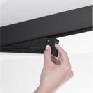 NOVA LUCE - Linear lamp for magnetic system  H: 5.5cm.  9010164  BREDA MAGNETIC ⚡ LED 9W ⚡ DC48V ⚡ 494Lm ⚡ Ra >90 ⚡ 3000K ⚡ IP20 ✴ Black 