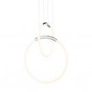 ACA LIGHTING -  ZM31LEDP40CH ^PENDANT LAMP LED 24W 3000K 1680LM VENUS CHROME METAL IP20 40X30XH164CM 