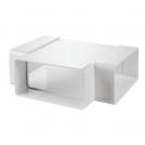 ELMARK - T-ОБРАЗНА PVC СНАДКА ЗА ПЛОСЪК ВЪЗДУХОВОД 110x55mm - M522020