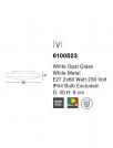 NOVA LUCE - Плафон IVI 6100523 E27 2x60W D:40 H:8cm, IP44 (2)