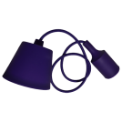 V-TAC - SKU: 3483 VT-7228 E27 PENDANT HOLDER-PURPLE
