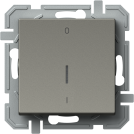 TEM - 2-pole switch 16A with indicator Titanium Logiq SQ22TIIN03XO
