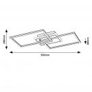 RABALUX - Плафон ATHELSTAN 71013  LED 40W 2050(lm) 3000K  (4)