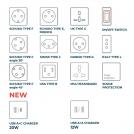 DIGITEL - Desk module Inox, Shuko, 3x socket 1х USBX2 UPD (6)