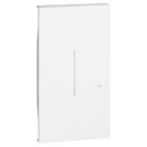 BTICINO - KW42M2 Lightable covers, for wireless light control item K4003CW. 2 modules - white