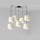 FARO -  pendant lamp  CONGA  64314-54-7L  E27, 7x15W