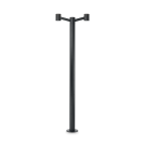 IDEAL LUX - garden pole   CLIO MPT2 NERO 249520 E27, 2X60W, IP44