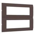 ACA LIGHTING - Рамка 2х7М италиански стандарт MODYS Кафява 10101433559