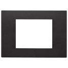 VIMAR - 30653.02 Total Look Cover Frame Linea black 3M