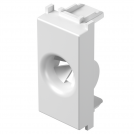 TEM - TM31PW Cable outlet 1M, color White gloss, Modul