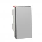 SCHNEIDER ELECTRIC - NU310330 New Unica - Two-way switch 10A screwless 1 module aluminium