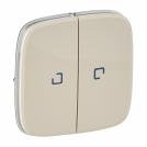 LEGRAND - 755226 Лицев панел за сериен ключ с индикация Valena Allure крем