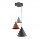TKLighting - PENDANT CONO 3XE27 MULTICOLOR 6633-E