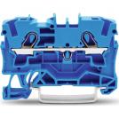 WAGO - In-line terminal BLUE 4mm2 SCREWLESS TOPJOB® S  2004-1204