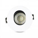 V-TAC - GU10 Fitting White+Black Round SKU: 3161 VT-874