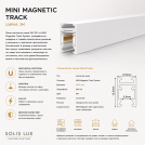 ACA LIGHTING - TMS3MW MINI MAGNETIC SURFACE/PENDANT TRACK 24V DC 3M WHITE