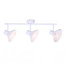 ACA LIGHTING - Wall luminaire TNK2833SW WALL MOUNTED 3ΧΕ14 PALOMA WHITE METAL 53X13X19CM