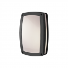 ACA LIGHTING - Градински плафон 29x18x8.7cm CUBE IP54 2xE27 18W сив RAL7016M HI5612GDS