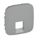 LEGRAND - 7 554 17 Cover plate Valena Allure - RJ 45/RJ 11 socket - alu.