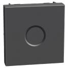 BTICINO - Blank plate 2M color Graphite Light Now YD4950M2