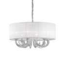 IDEAL LUX - pendnat luminaire SWAN SP6 Argento 208152