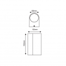 ACA LIGHTING - Градински аплик DASA - GS влагозащитен IP54 LG2202GU10GB (2)
