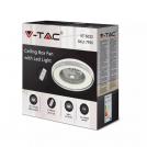 V-TAC - 50W LED Вентилатор Дистанционно 3 в 1 AC Мотор Сив Ринг SKU: 7935 VT-5022 (6)