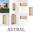 NOVA LUCE - Outdoor wall light  L:8.6, W:9, H:25.8 cm.   9030633    ASTRAL ⚡ LED 10W ⚡ 192Lm ⚡ 3000K ⚡ 220-240V ⚡ IP65 ✴ Dark Anthracite
