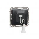 SCHNEIDER ELECTRIC - SDD114122 Sedna Design & Elements - 1pole button with rope - 10AX 250V without frame antracite