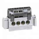 LEGRAND - Terminal block with base 4 outputs 4x1.5-16mm2 black  SKU 4850