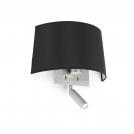 FARO - VOLTA Lámpara aplique negro con lector LED Ref.20024