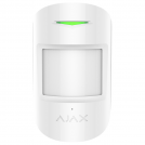 AJAX - Wireless motion detector PIR+GB, 89°, range 12m @ h=2.4m, IP50, white, CombiProtect 38097.06.WH1