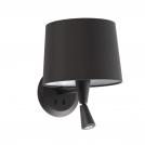 FARO - MAMBO Black wall lamp with LED reader Ref.64309 (2)