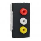 SCHNEIDER ELECTRIC - NU343154 RCA socket One module antracite
