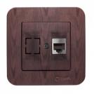 MAKEL - Розетка за компютър Lilium Natural 56035