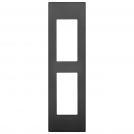 VIMAR - 19666.74 - Classic plate 2Mpanel technopolymer Black