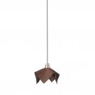 FARO - FAUNA LED Brown leather pendant lamp Ref.66233