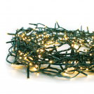 ACA LIGHTING - 700 LED STRING LIGHTS PER 5cm SUPER WARM WHITE, ADAPTOR 31VDC & CONNECTABLE MAX 2 SETS, IP44 35m GREEN CABLE X087001211