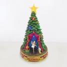 ACA LIGHTING - LED RGB DECOR MULTICOLOR TREE + DANCING LADY +MUSIC 4.5V (ADAPT) / 3ΑΑ (BAT) 21.2Χ21Χ2Χ34CM X0330