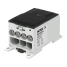 MOREK - Разпределителен клемен блок СИВ 1P 400A OJL400AS с капак вх.Al/Cu 1x240 изх. 4x35/3x50mm²  MAB1402S10